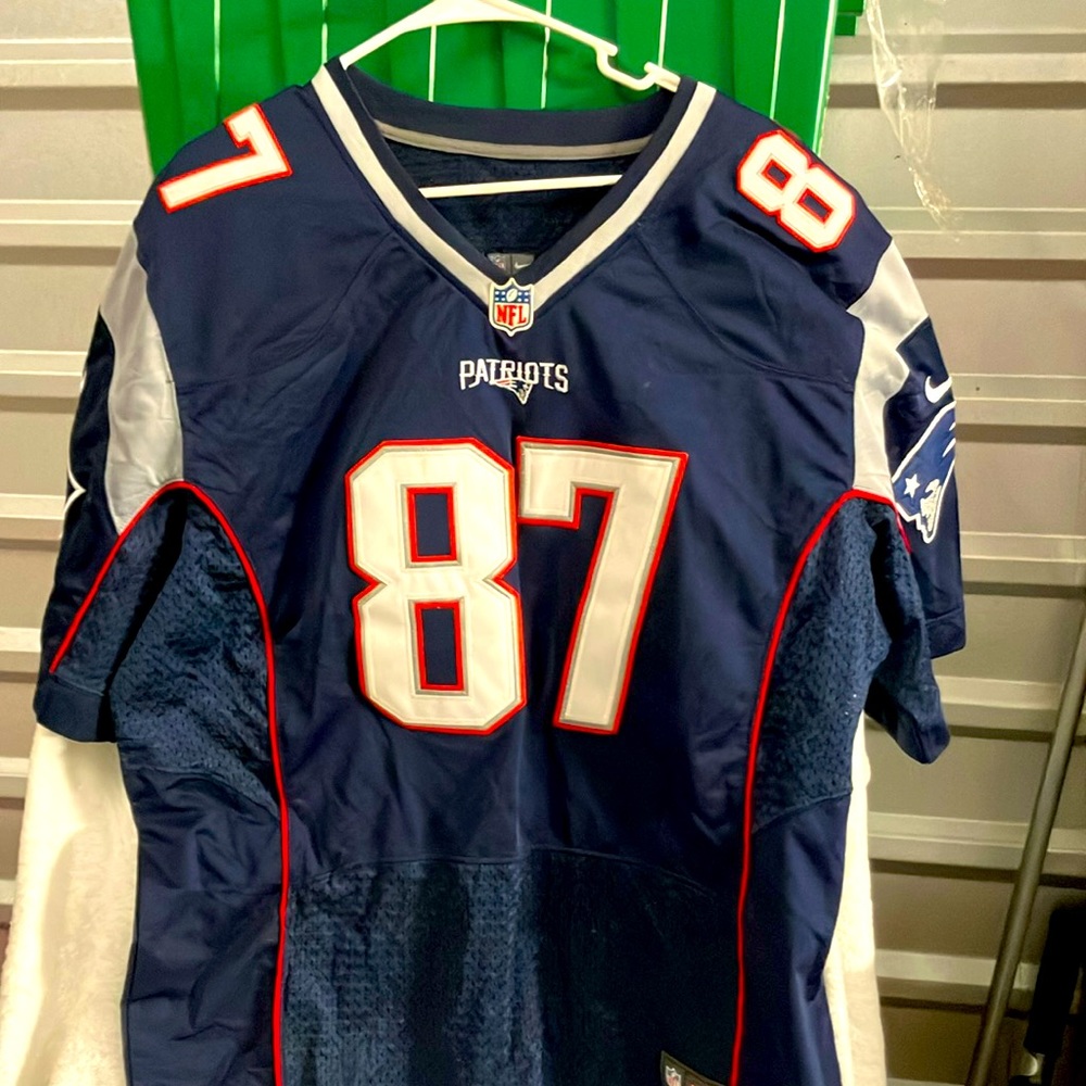 Nike Authentic On Field NFL  GRONKOWSKI JERSEY. New England Patriots
